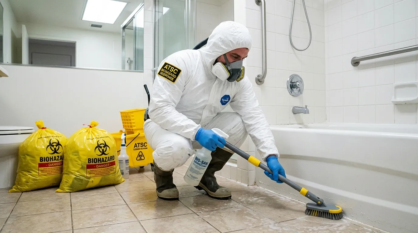 Decontamination equipment deployed for Blood Cleanup in Maumee